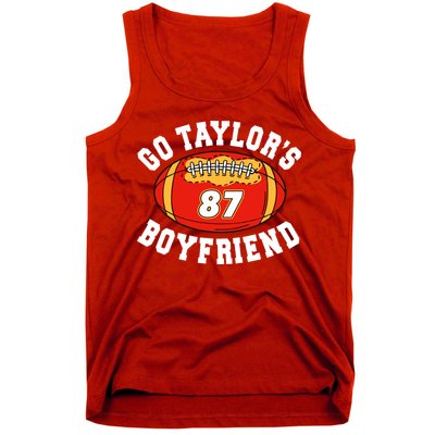 Go TaylorS Boyfriend I Just Here For Travis Tank Top
