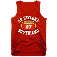 Go TaylorS Boyfriend I Just Here For Travis Tank Top