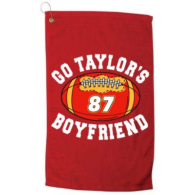 Go TaylorS Boyfriend I Just Here For Travis Golf Towel