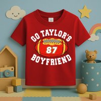 Go TaylorS Boyfriend I Just Here For Travis Toddler T-Shirt