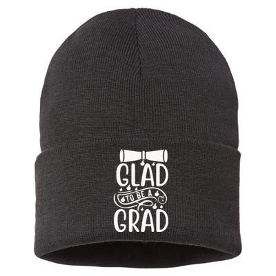 Glad To Be A Grad Sustainable Knit Beanie