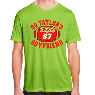 Go TaylorS Boyfriend I Just Here For Kelce Adult ChromaSoft Performance T-Shirt