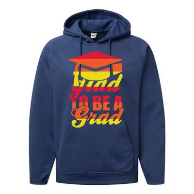 Glad To Be A Grad Performance Fleece Hoodie