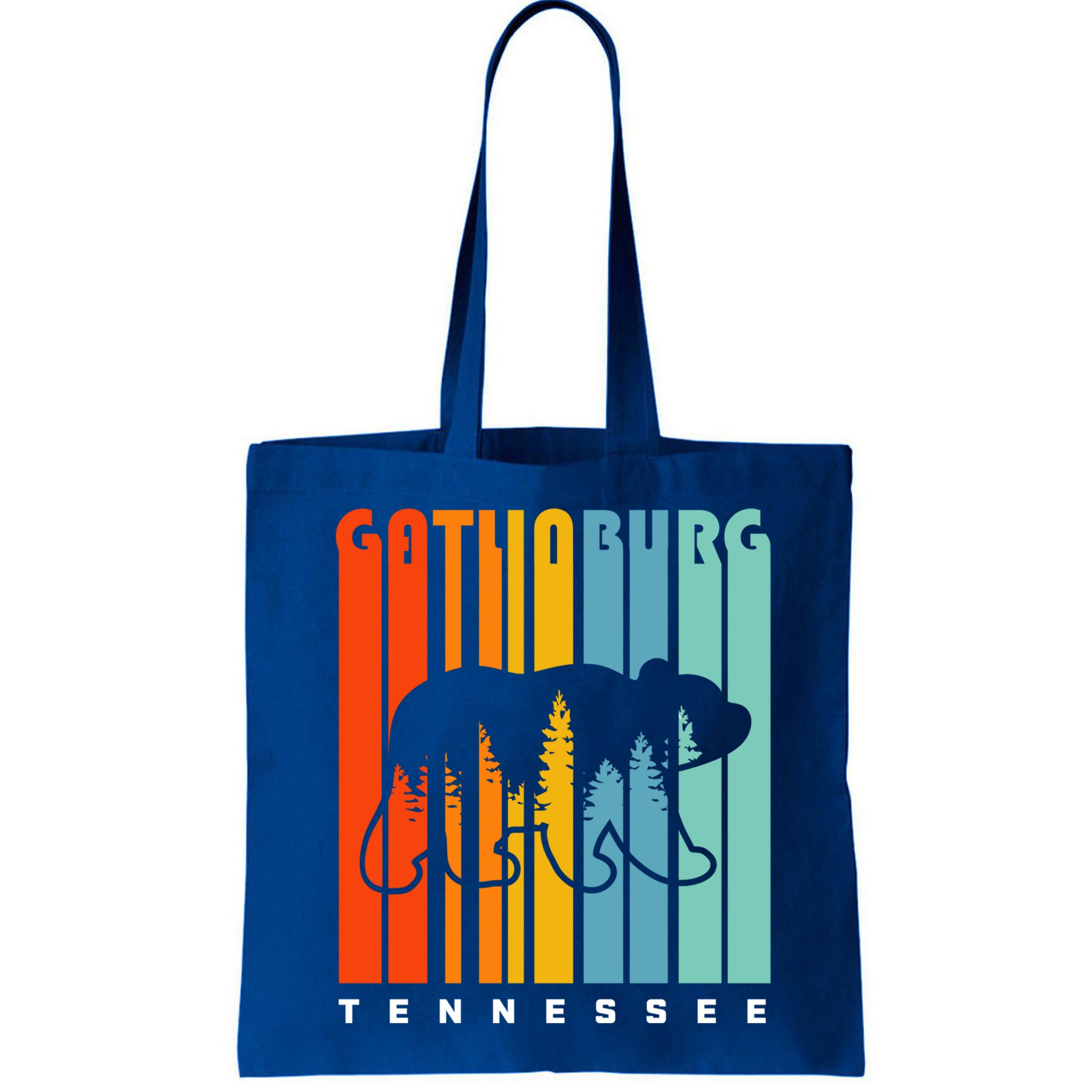 Gatlinburg Tennessee Bear Great Smoky Mountains Hiking Retro Gift Bag