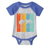 Gatlinburg Tennessee Bear Great Smoky Mountains Hiking Retro Gift Infant Baby Jersey Bodysuit