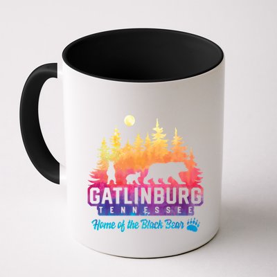 Gatlinburg Tennessee Bear Great Smoky Mountains Tie Dye Gift Mug