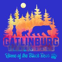Gatlinburg Tennessee Bear Great Smoky Mountains Tie Dye Gift Button