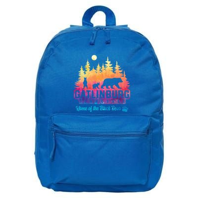 Gatlinburg Tennessee Bear Great Smoky Mountains Tie Dye Gift 16 in Basic Backpack