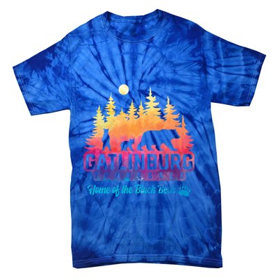 Gatlinburg Tennessee Bear Great Smoky Mountains Tie Dye Gift Tie-Dye T-Shirt