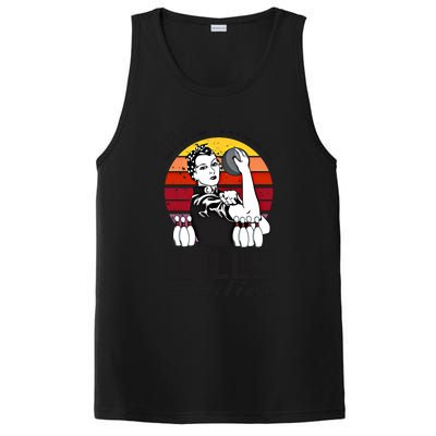 Grab Those Balls Ladies Bowling Retro Fun Bowling Cool Gift PosiCharge Competitor Tank