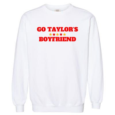 Go TaylorS Boyfriend Football Fan 87 Trending Design Garment-Dyed Sweatshirt