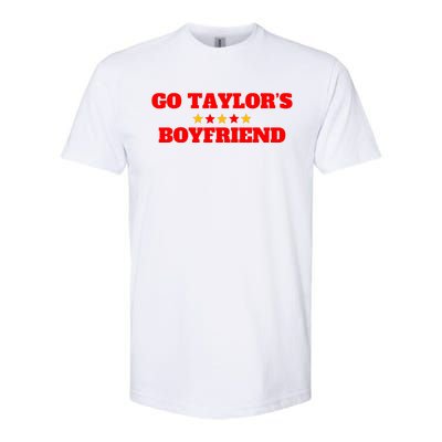 Go TaylorS Boyfriend Football Fan 87 Trending Design Softstyle CVC T-Shirt