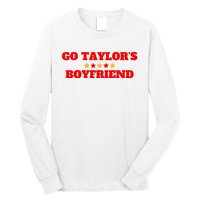 Go TaylorS Boyfriend Football Fan 87 Trending Design Long Sleeve Shirt