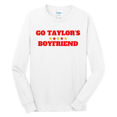 Go TaylorS Boyfriend Football Fan 87 Trending Design Tall Long Sleeve T-Shirt