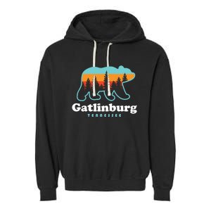 Gatlinburg Tennessee Bear Great Smoky Mountains Garment-Dyed Fleece Hoodie