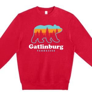 Gatlinburg Tennessee Bear Great Smoky Mountains Premium Crewneck Sweatshirt