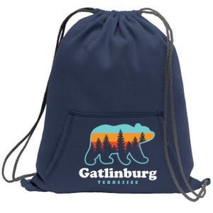 Gatlinburg Tennessee Bear Great Smoky Mountains Sweatshirt Cinch Pack Bag