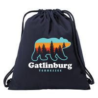 Gatlinburg Tennessee Bear Great Smoky Mountains Drawstring Bag