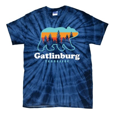 Gatlinburg Tennessee Bear Great Smoky Mountains Tie-Dye T-Shirt