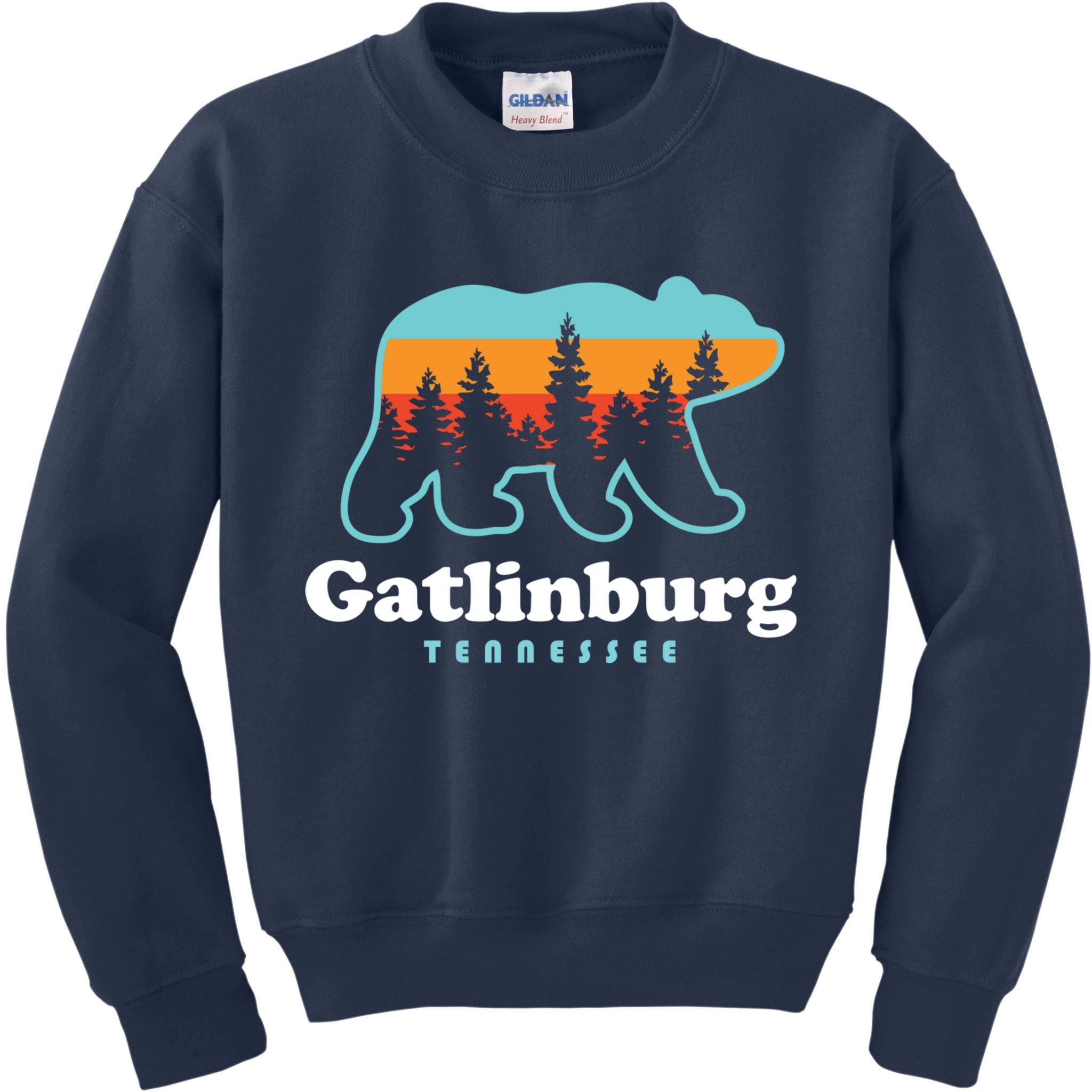 Gatlinburg Tennessee Bear Great Smoky Mountains Kids Sweatshirt