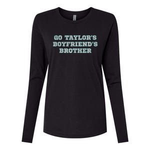 Go TaylorS BoyfriendS Brother Cute Womens Cotton Relaxed Long Sleeve T-Shirt