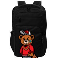 Gangster Teddy Bear Money Bags Good Chain Necklace Sneaker Impact Tech Backpack