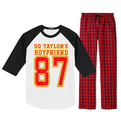 Go Taylor’S Boyfriend Best Funny Raglan Sleeve Pajama Set