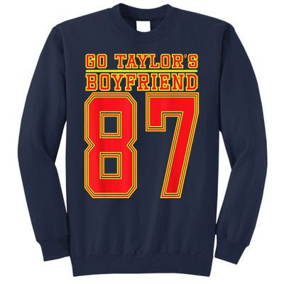 Go Taylor’S Boyfriend Best Funny Tall Sweatshirt