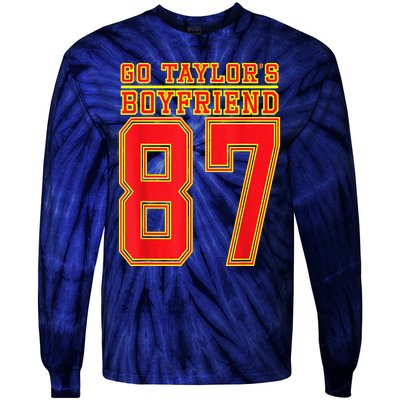 Go Taylor’S Boyfriend Best Funny Tie-Dye Long Sleeve Shirt