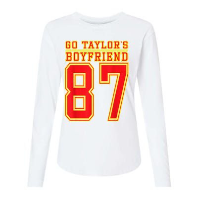 Go Taylor’S Boyfriend Best Funny Womens Cotton Relaxed Long Sleeve T-Shirt