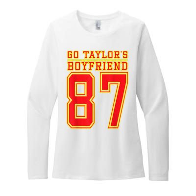 Go Taylor’S Boyfriend Best Funny Womens CVC Long Sleeve Shirt