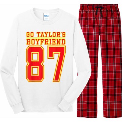 Go Taylor’S Boyfriend Best Funny Long Sleeve Pajama Set