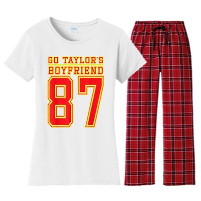 Go Taylor’S Boyfriend Best Funny Women's Flannel Pajama Set