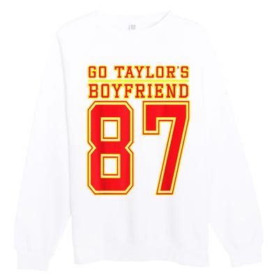 Go Taylor’S Boyfriend Best Funny Premium Crewneck Sweatshirt