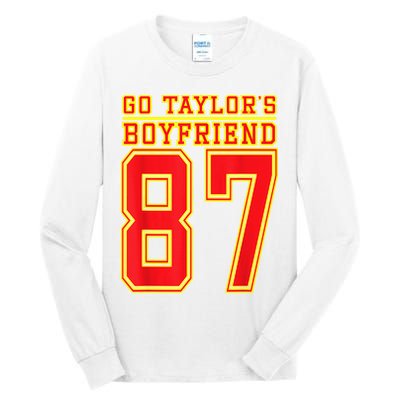 Go Taylor’S Boyfriend Best Funny Tall Long Sleeve T-Shirt