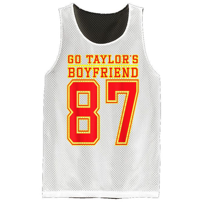 Go Taylor’S Boyfriend Best Funny Mesh Reversible Basketball Jersey Tank