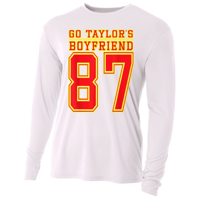 Go Taylor’S Boyfriend Best Funny Cooling Performance Long Sleeve Crew