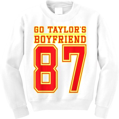 Go Taylor’S Boyfriend Best Funny Kids Sweatshirt