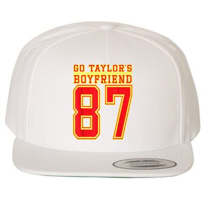 Go Taylor’S Boyfriend Best Funny Wool Snapback Cap
