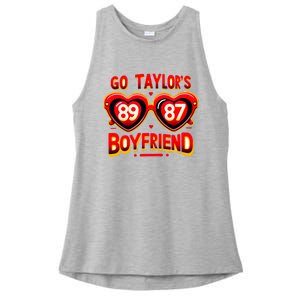 Go TaylorS Boyfriend Ladies PosiCharge Tri-Blend Wicking Tank