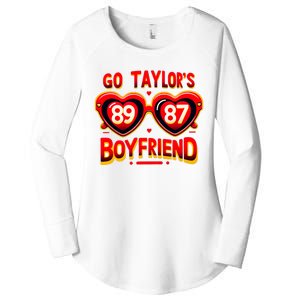 Go TaylorS Boyfriend Women's Perfect Tri Tunic Long Sleeve Shirt