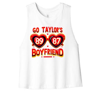 Go TaylorS Boyfriend Women's Racerback Cropped Tank