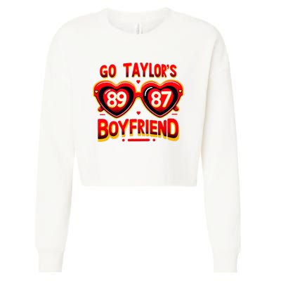 Go TaylorS Boyfriend Cropped Pullover Crew