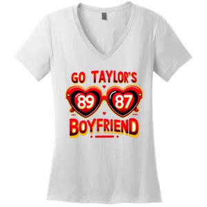 Go TaylorS Boyfriend Women's V-Neck T-Shirt