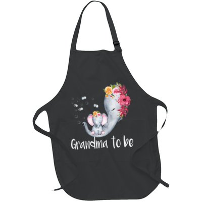 Grandma To Be Elephant Baby Shower For Floral Apron