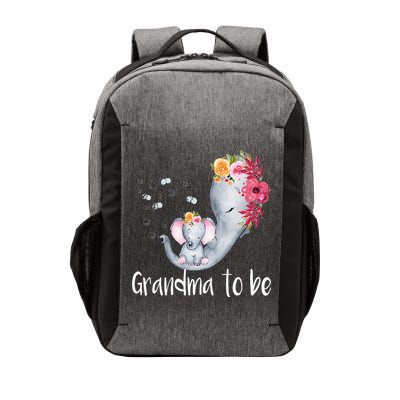 Grandma To Be Elephant Baby Shower For Floral Vector Backpack