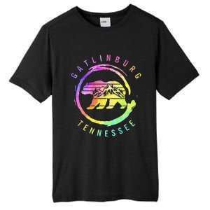 Gatlinburg Tennessee Bear Great Smoky Mountains Tie Dye Tall Fusion ChromaSoft Performance T-Shirt