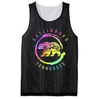 Gatlinburg Tennessee Bear Great Smoky Mountains Tie Dye Mesh Reversible Basketball Jersey Tank