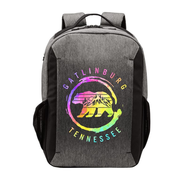 Gatlinburg Tennessee Bear Great Smoky Mountains Tie Dye Vector Backpack