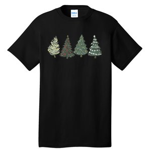 Green Tree Christmas Tall T-Shirt